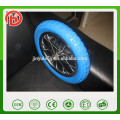 12/14 inches alloy Carbon steel PU foam bicycle wheel ,pneumatic bike wheel ,Baby carrier wheel